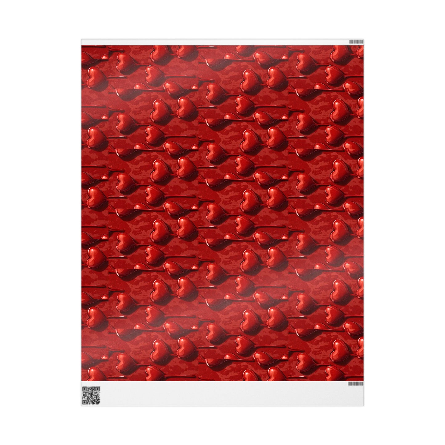 Dripping Red Heart - Wrapping Papers