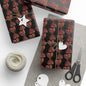 Luxury Valentine’s Wrapping Paper with Glitter Hearts